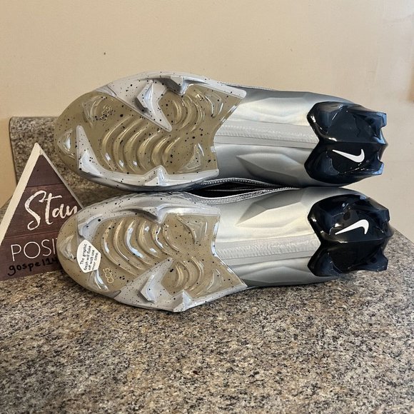 Nike Vapor Edge Elite 360 2 Football Cleats DA5457-002 Smoke Grey Mens size 11 - Picture 8 of 9